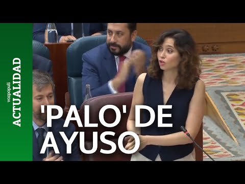 Palo de Ayuso a Monasterio que desató alguna risilla y el aplauso del PP