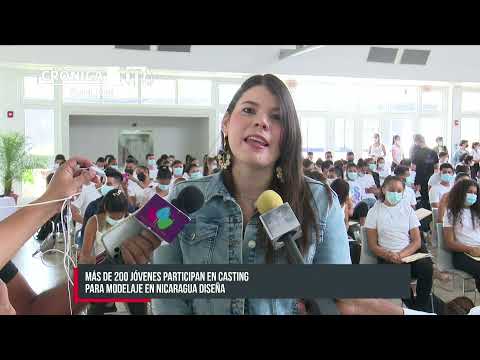 Jóvenes realizan casting para modelaje de Nicaragua Diseña