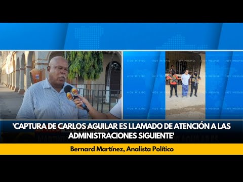 Martínez:'Captura de Carlos Aguilar es llamado de atención a las administraciones siguiente'