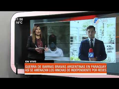 Barras bravas argentinas anuncian guerra en Paraguay