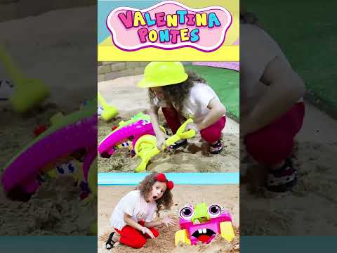 Aventuras do carrinho de brinquedo de Valentina e mamãe #criança  #infantil 1089