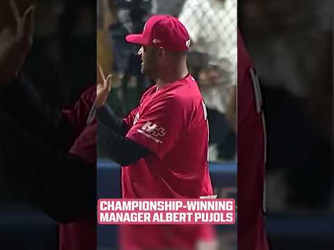 Congratulations to Leones Del Escogido manager, Albert Pujols ❤️