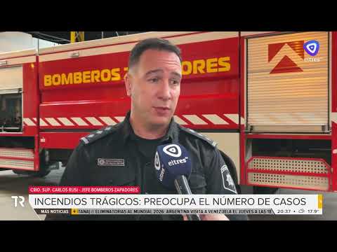 Aseguran que el 87% de los incendios accidentales domiciliarios se deben a fallas eléctricas