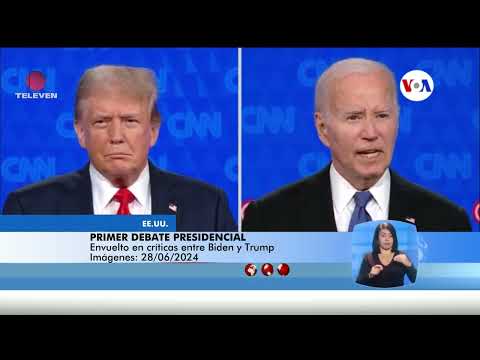 Primer debate presidencial en EE.UU.– El Noticiero emisión meridiana 28/06/24