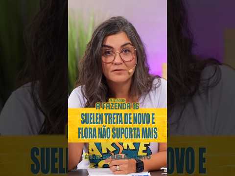 Suelen continua causando dentro de A Fazenda e não quer mudar seu jeito com as pessoas.