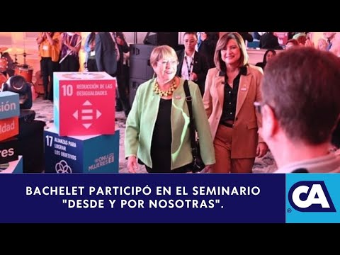 Michelle Bachelet insta a promover la participación política de la mujer y la equidad en Guatemala