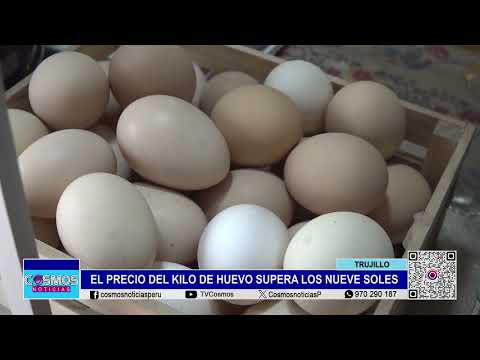 Trujillo: precio del kilo de huevo supera los nueve soles