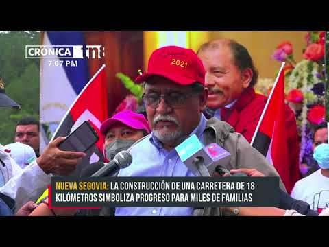 Inauguran tramo de carretera El Jícaro-Murra en Nueva Segovia - Nicaragua