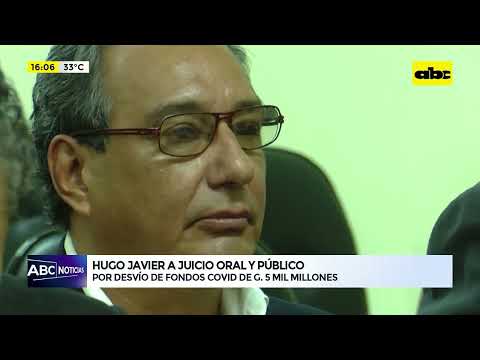 Hugo Javier a juicio oral y público