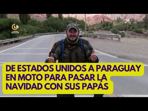 De Estados Unidos a Paraguay en moto: la historia