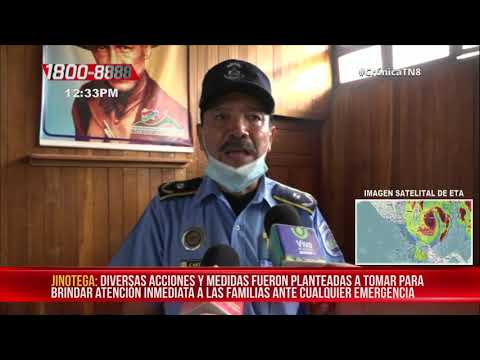SINAPRED intensifica medidas de seguridad ante huracán Eta en Jinotega – Nicaragua