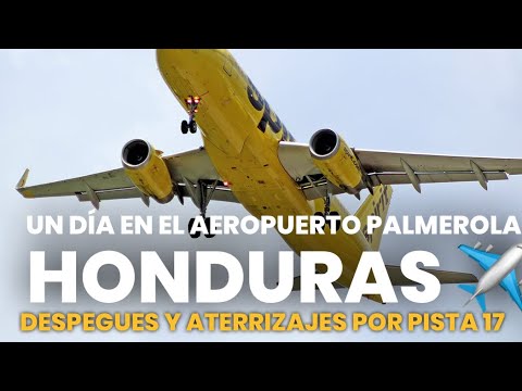 El Internacional Palmerola en acción! Despegues y aterrizajes por pista 17 y 35  de XPL #Honduras