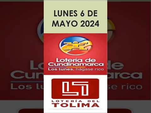 CÓMO GANAR LA LOTERIA DE CUNDINAMARCA y TOLIMA Hoy LUNES 6 de Mayo  2024 | RESULTADOS |