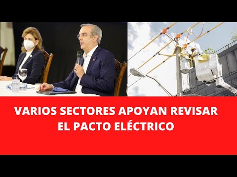 SECTORES APOYAN REVISAR EL PACTO ELÉCTRICO