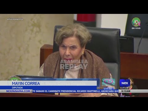 Mayi?n Correa se pronuncia tras la renuncia de Marta Linares De Martinelli