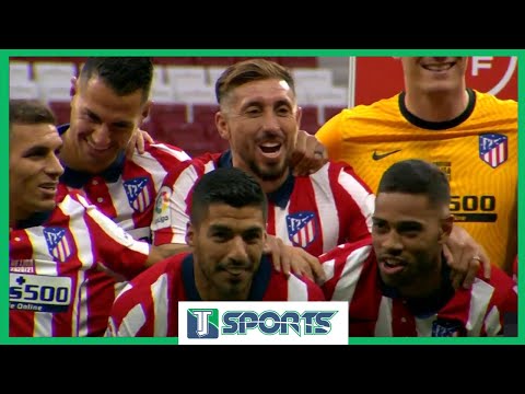 REVIVE el momento en que Diego Simeone, Luis Suárez y Héctor Herrera se vuelven CAMPEONES de LaLiga