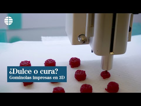 Medicamentos gominola personalizados para niños y fabricados en una impresora 3D