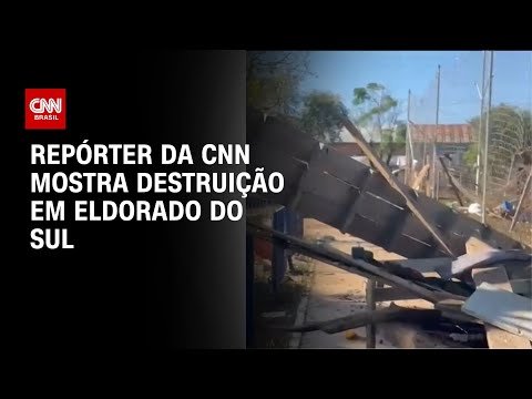 RS: Repórter da CNN mostra destruição em Eldorado do Sul  | CNN 360°