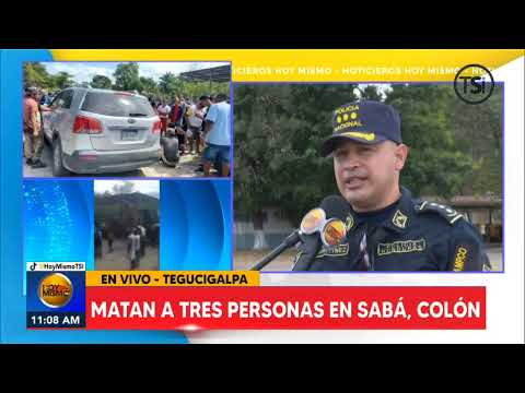 Matan a tres hondureños en Sabá, Colón