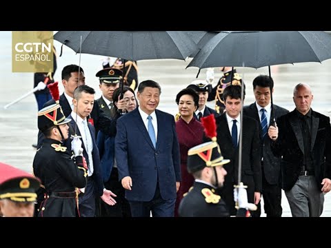 Xi Jinping llega a Francia en una visita oficial de dos días