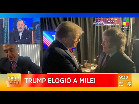 Detalles del encuentro entre Javier Milei y Donald Trump