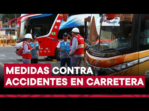 Sutran: medidas preventivas frente a accidentes de carreteras