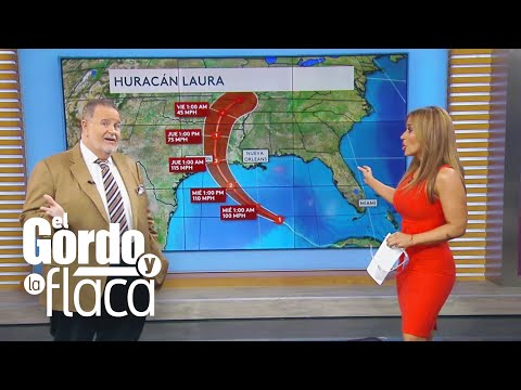 Raúl invitó a Jackie Guerrido al show para que hablara de los peligros del huracán Laura | GYF