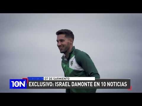 Israel Damonte, entrenador del verde, en vivo en 10N