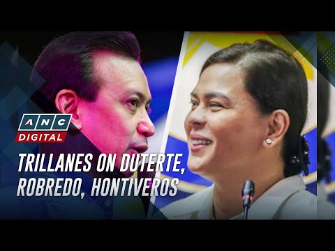 'The lines have been drawn': Antonio Trillanes on Sara Duterte, Leni Robredo, Risa Hontiveros