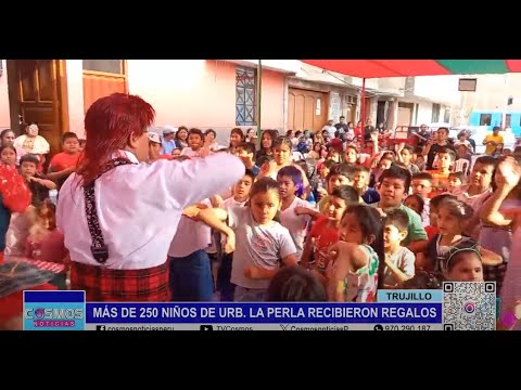 Trujillo: más de 250 niños de Urb. La perla recibieron regalos
