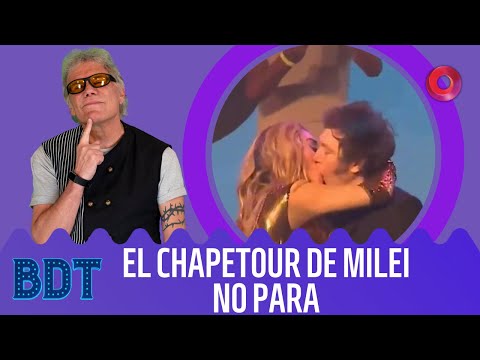 ¡Milei está full con el chapetour!: otro fogoso beso con Fátima Florez que se volvió viral |#Bendita