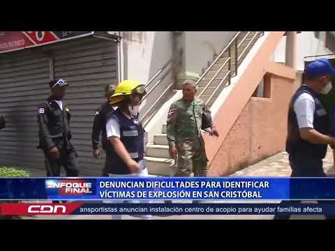 Denuncian dificultades para identificar víctimas de explosión en San Cristóbal