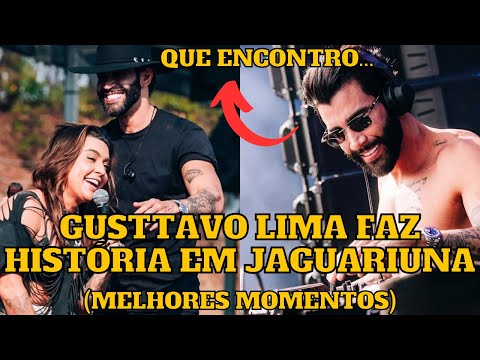 Gusttavo Lima no Rodeio de Jaguariúna, recebe Lauana Prado no Palco (Melhores momentos)