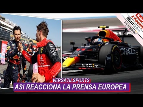 ASI REACCIONA PRENSA EUROPEA a CHECO PEREZ TERCERO en CLASIFICACION GRAN PREMIO FORMULA 1 FRANCIA