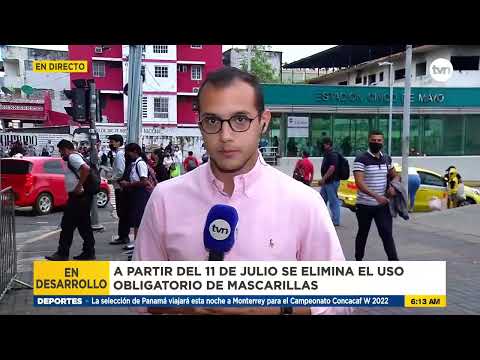 A partir del 11 de Julio se elimina el uso obligatorio de mascarilla en Panamá