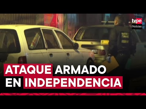 Atentado en Independencia: desconocidos disparan ocho veces contra taxi