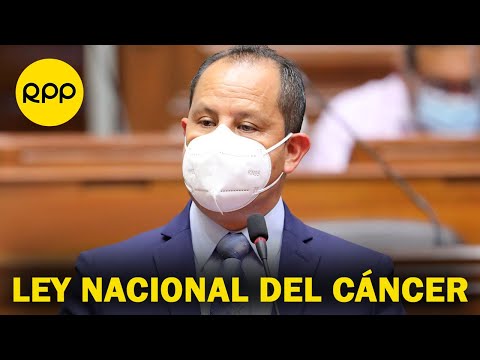 Absalón Montoya: Ley Nacional del Cáncer permitirá una red oncológica nacional
