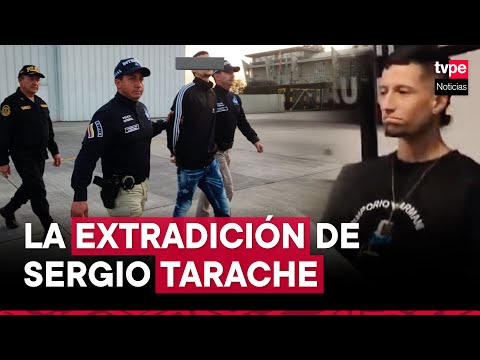 Sergio Tarache es extraditado desde Colombia a Perú