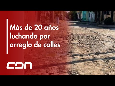 En el sector José Francisco Peña Gómez 2, en San Cristóbal piden reinicio de obras