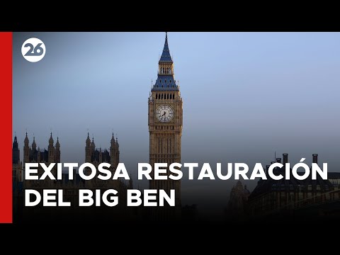 El Big Ben rejuvenece para continuar con 160 años de puntualidad inglesa