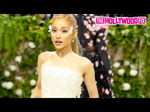 Ariana Grande Is Graceful & Elegant On The Red Carpet At The 2024 Met Gala In New York, NY