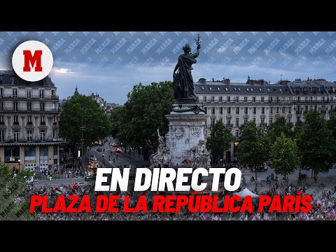ELECCIONES FRANCIA I Reacciones desde la Plaza de la República en el centro de París I DIRECTO