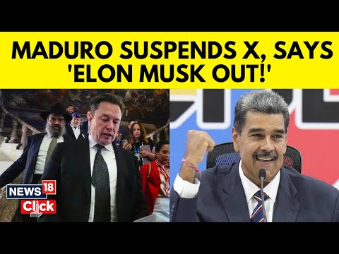 President Maduro Blocks Access To X In Venezuela For 10 Days | Venezuela Protest | Elon Musk | N18G