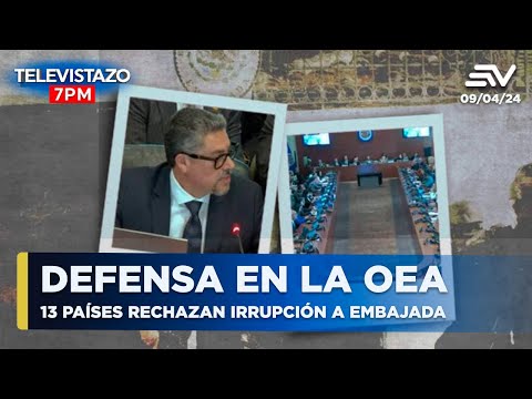 Defensa de Ecuador a irrupción de embajada no convence en sesión de la OEA | Televistazo en vivo