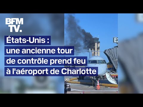 États-Unis: une ancienne tour de contrôle prend feu à l'aéroport de Charlotte