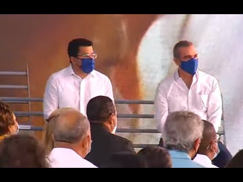 Presidente Luis Abinader encabeza el primer picazo de la intervención de la Duarte con París