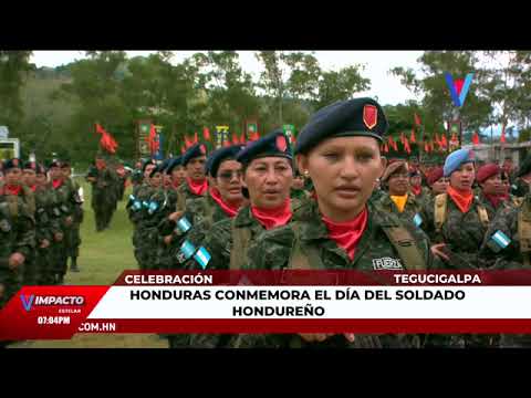 Autoridades conmemoraron el Día del Soldado Hondureño