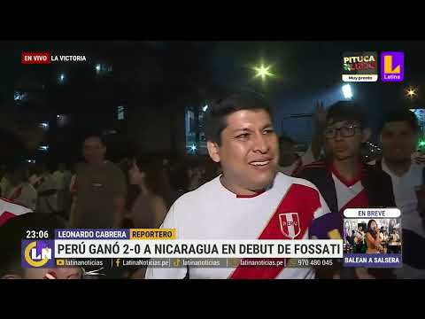 ¡Arriba, Perú! La Bicolor gana 2 - 0 a Nicaragua en debut de Jorge Fossati