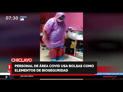 ¡EL COLMO! CRISIS COVID19 QUE ZAMORA IGNORA ? Médicos usan bolsas como elementos de bioseguridad