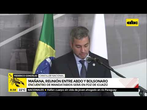 Reunión Abdo-Bolsonaro: mandatarios podrían conversar sobre la revisión del Anexo C